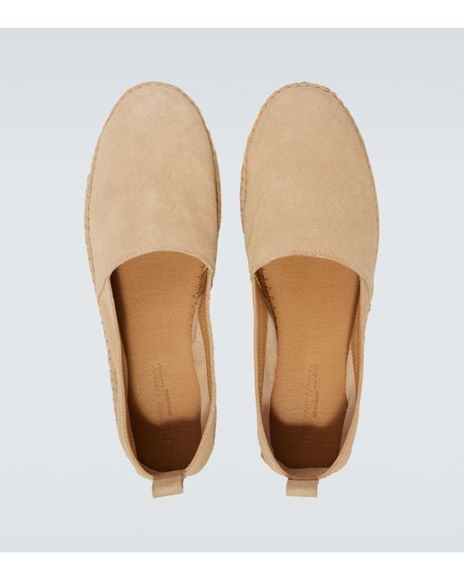 Frescobol Carioca Espadrilles Helio Aus Veloursleder in White für Herren