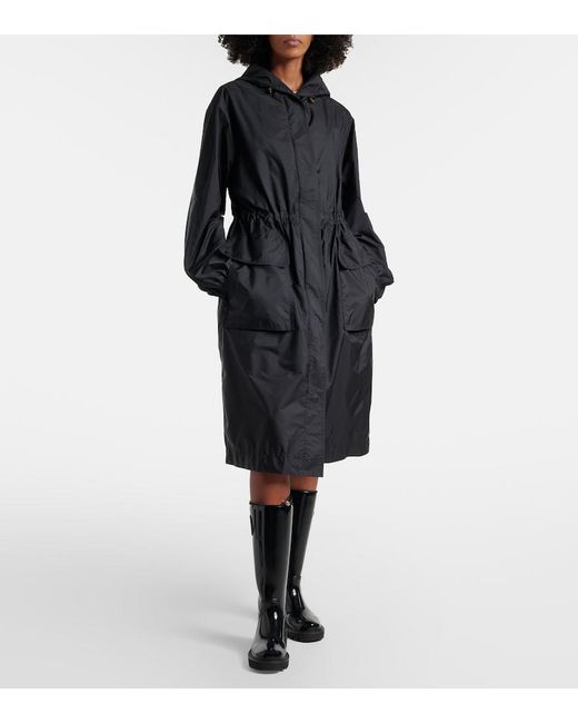 Moncler Black Hiengos Technical Parka
