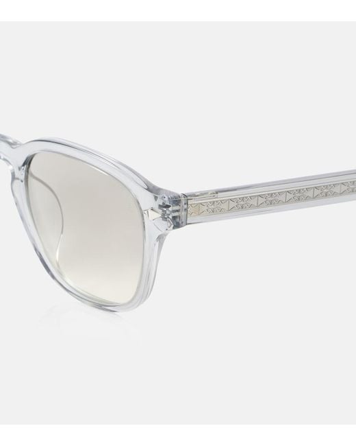 Brunello Cucinelli Gray Round Sunglasses