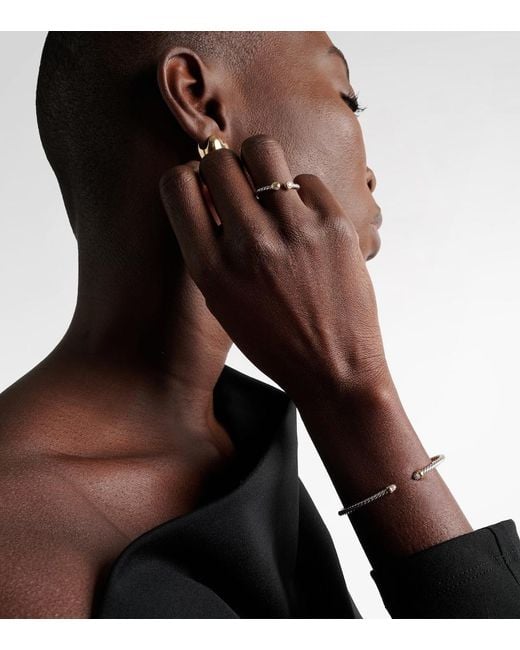 Bracciale Micro Cable Flex di David Yurman in Metallic