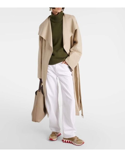 Christian Louboutin Brown Nastroshark 40 Embroidered Grosgrain-Trimmed Suede, Canvas And Leather Sneakers