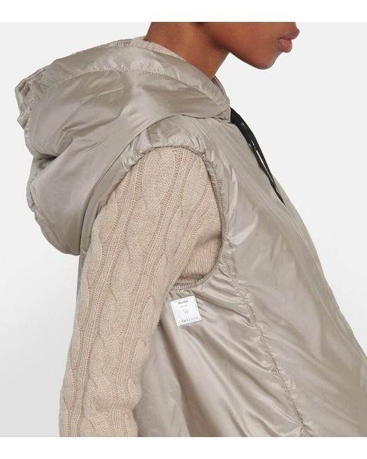 Max Mara Natural Greengi Padded Technical Vest
