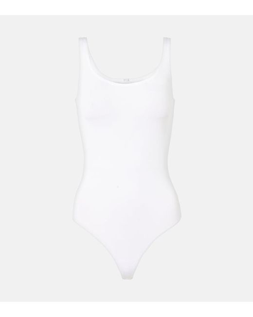 Wolford White Jamaika Bodysuit