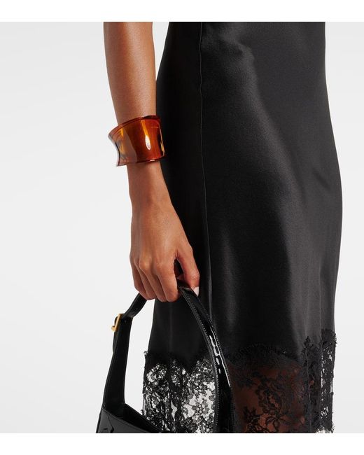 Saint Laurent Yellow Asymmetrical Bangle