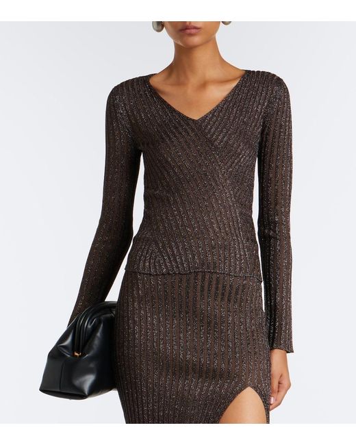 Missoni Black Striped Lame Top