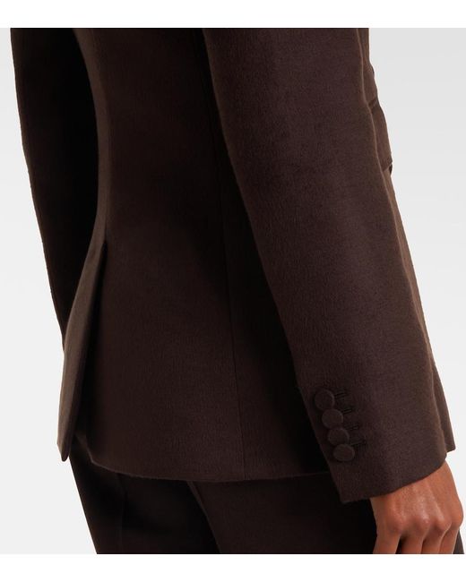 Gabriela Hearst Brown Stephanie Silk Blazer