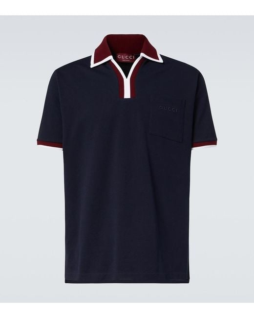 Polo di Gucci in Blue da Uomo