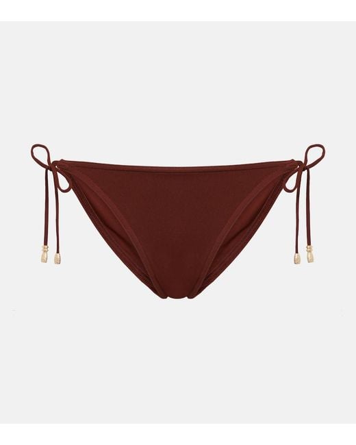 Eres Brown Exquise Embellished Bikini Bottoms