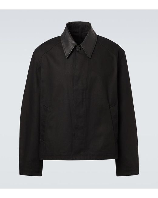 Studio Nicholson Black X Aaron Levine Dover Cotton Jacket for men