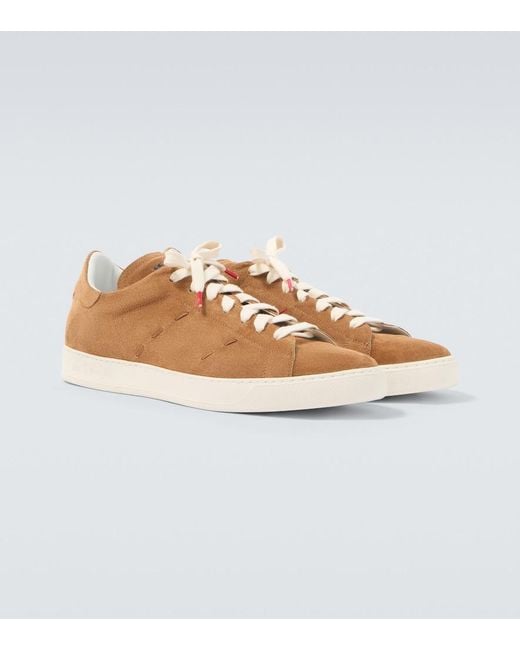 Baskets En Daim Kiton pour homme en coloris Brown