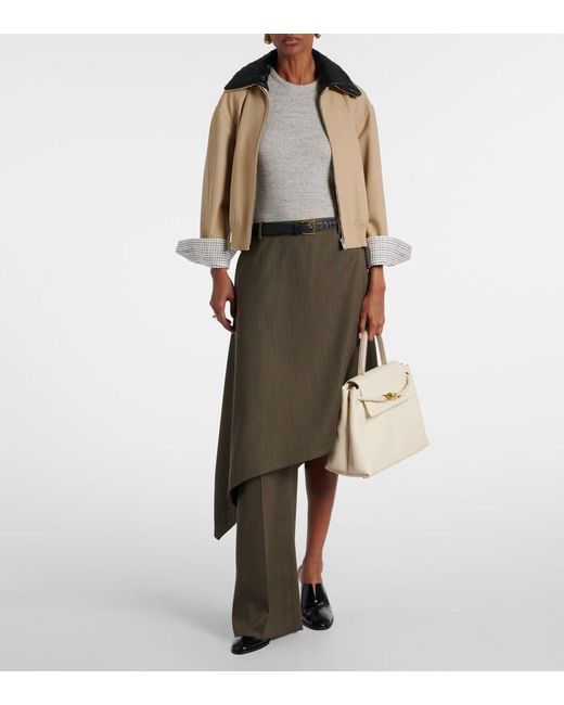 Bottega Veneta Natural Tote Bag Ciao Ciao Medium Aus Leder