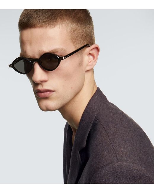 Cartier Black Premiere De Cartier Oval Sunglasses for men