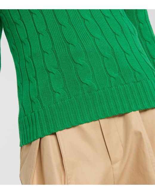 Jersey de punto trenzado de algodon Polo Ralph Lauren de color Green
