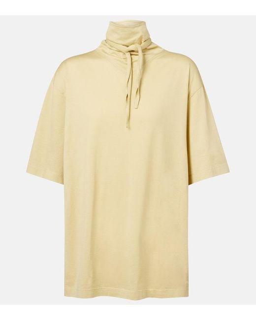 Lemaire Natural Foulard Cotton Jersey T-Shirt