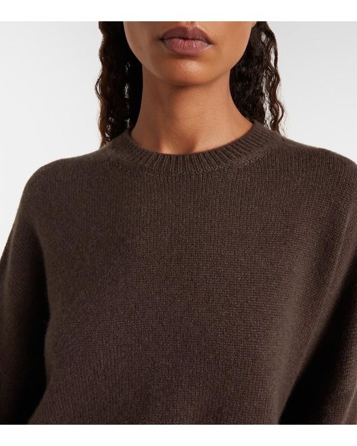 Khaite Brown Margaux Cashmere Sweater