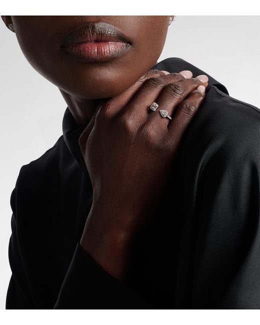 Messika White My Twin 18Kt Ring With Diamonds