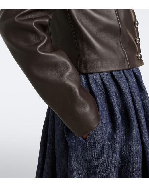 Altuzarra Black Dixon Leather Jacket