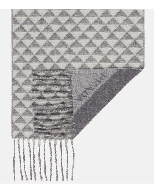 Sciarpa di Prada in Gray