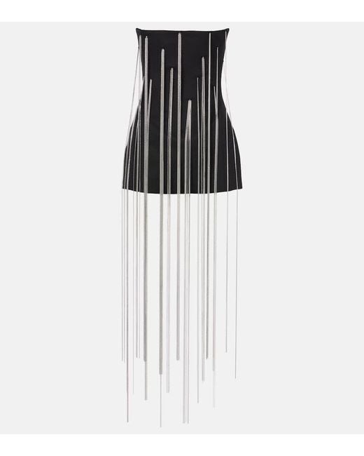 Victoria Beckham White Chain-Detail Corset Top