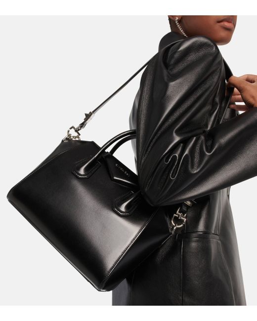 Givenchy Black Antigona Small Leather Tote Bag