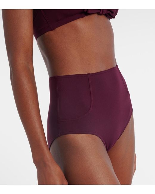 Eres Purple Mister High-Rise Bikini Bottoms