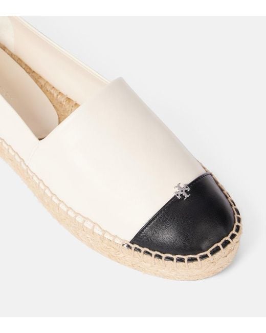 Tory Burch Black Espadrilles Aus Leder
