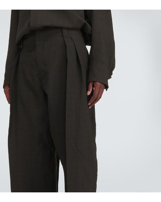 Bottega Wideleg Pants in Black for Men Lyst