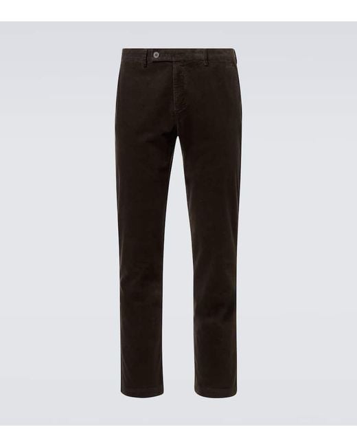 Pantaloni Regular di Sunspel in Black da Uomo