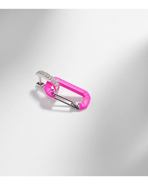 Orecchino Singolo Chiara Small di Eera in Pink