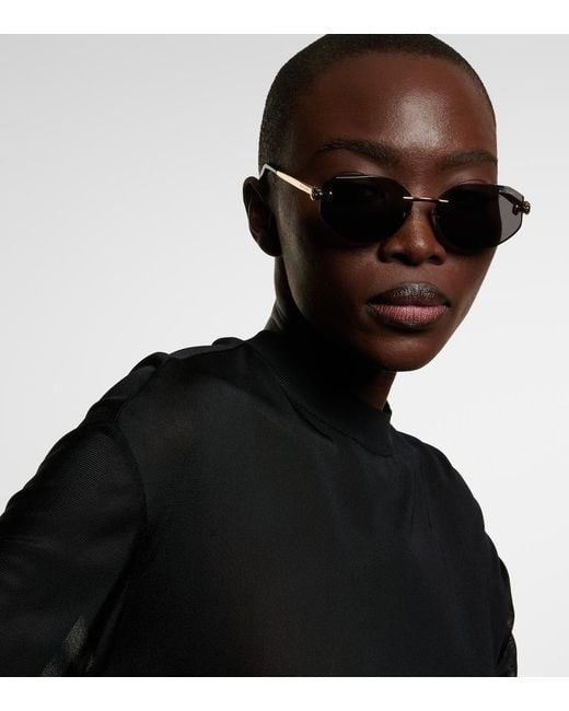 BVLGARI Brown Serpenti Forever Oval Sunglasses