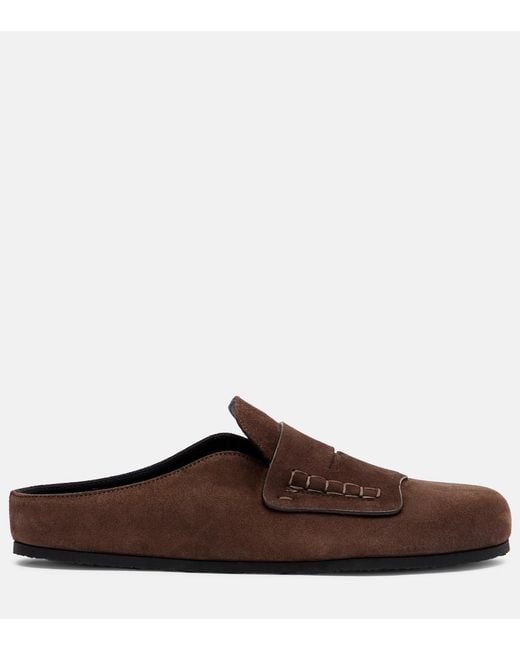 Jacquemus Brown Suede Mules