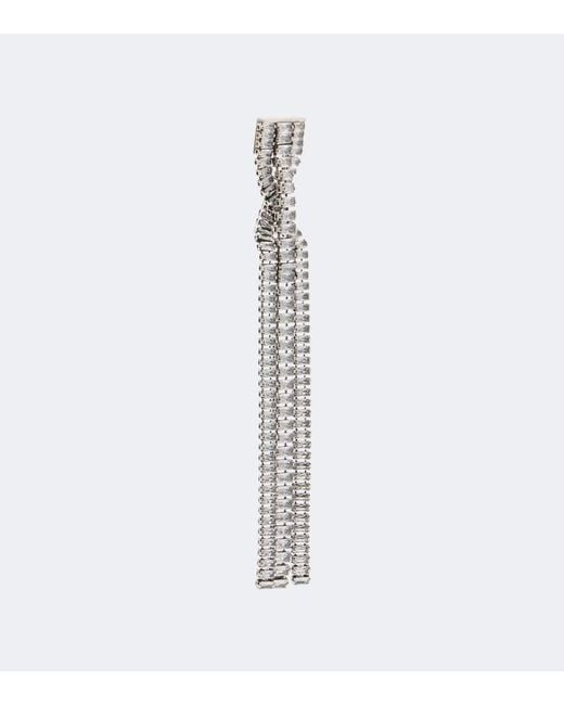 Isabel Marant White Cara Embellished Drop Earrings