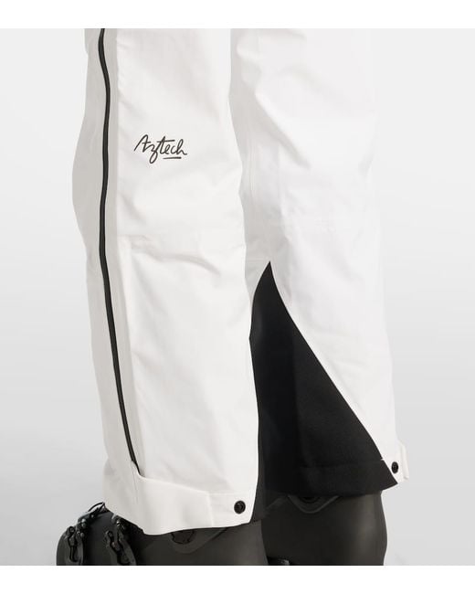 Aztech Mountain White Hayden 3L Shell Ski Pants