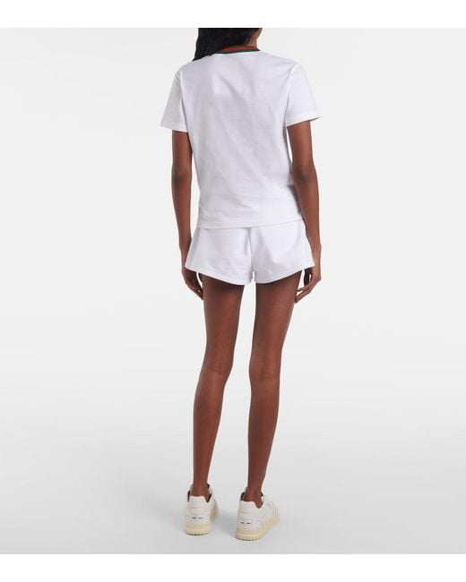 Gucci White Web T-Shirt