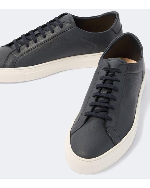Common Projects Blue Original Achilles Leather Sneakers for men