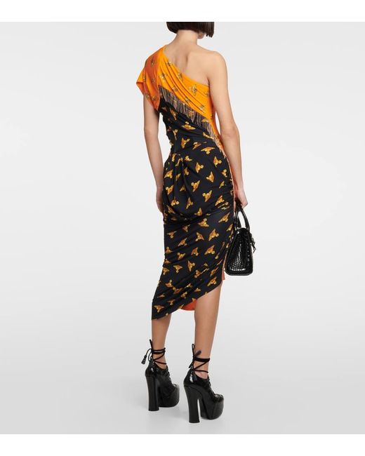 Robe Andalouse à une épaule Vivienne Westwood en coloris Orange