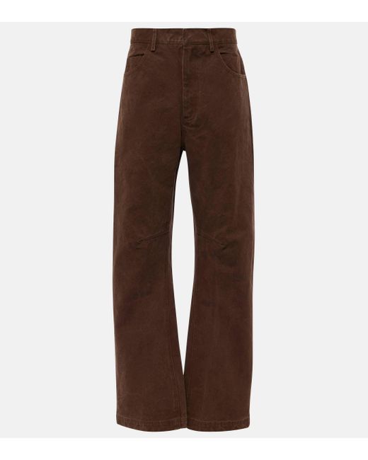 Entire studios Brown High-rise Straight Jeans