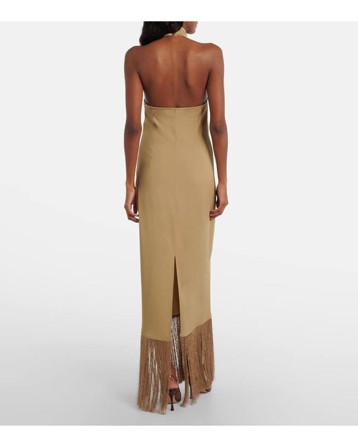 Robe Longue Berlin En Crepe Taller Marmo en coloris Natural