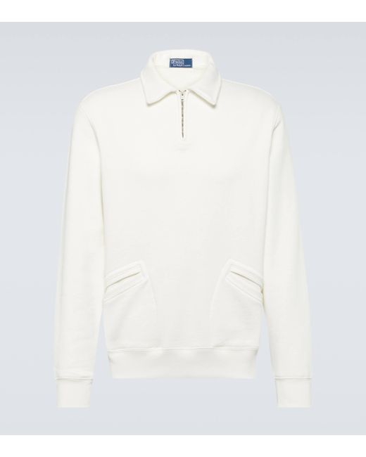 Polo Ralph Lauren White Cotton-blend Sweatshirt for men