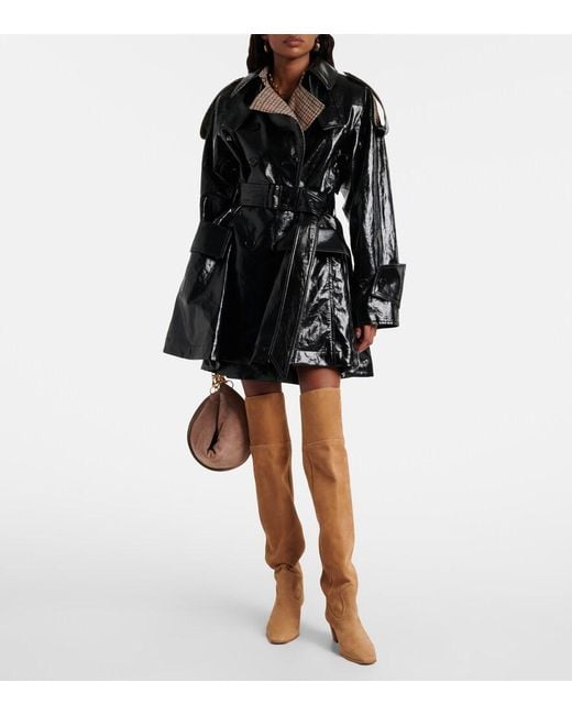 Aquazzura Brown Nomad 50 Suede Over-The-Knee Boots