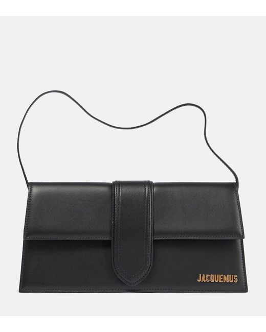 Jacquemus Black Le Bambino Long Leather Shoulder Bag