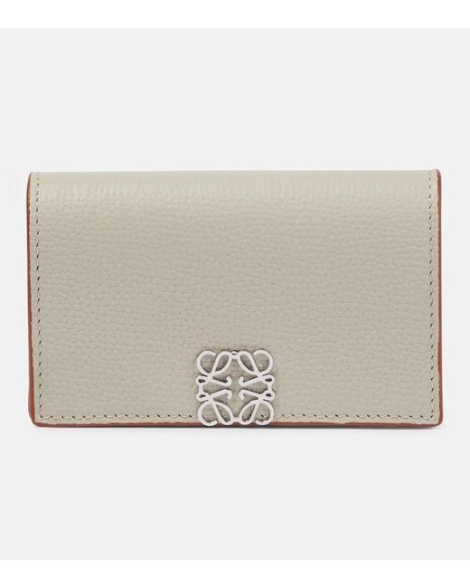 Loewe Natural Anagram Leather Cardholder
