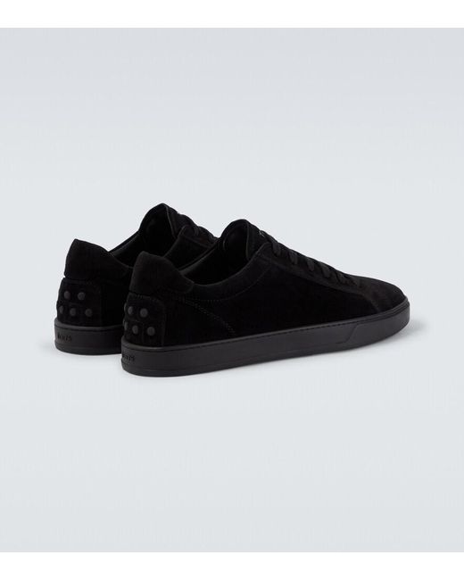 Tod's Black Suede Sneakers for men