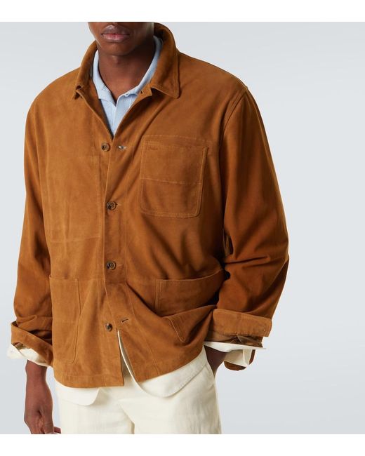 Polo Ralph Lauren Brown Suede Field Jacket for men