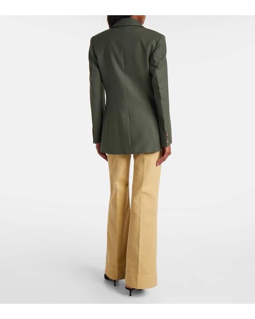 Victoria Beckham Green Blazer