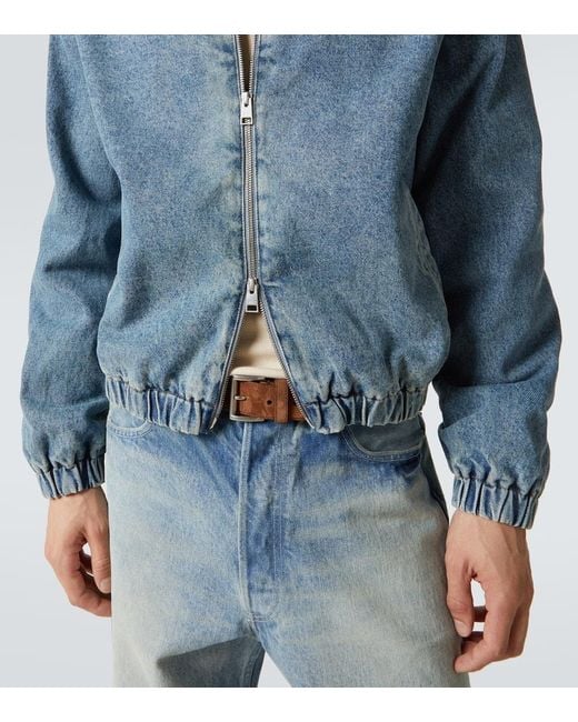 Veste Ami De Cour En Jean AMI pour homme en coloris Blue