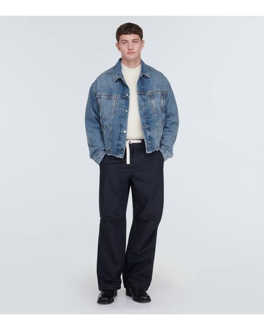 Giacca di jeans Nimes di Jacquemus in Blue da Uomo