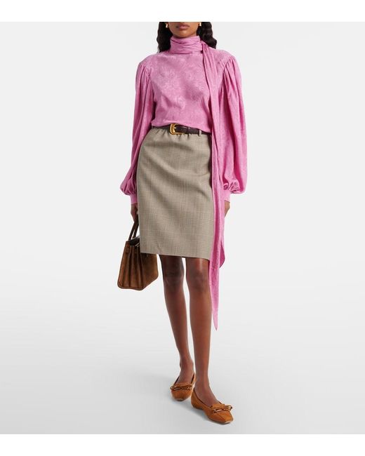 Roger Vivier Brown Virgule Suede Ballet Flats