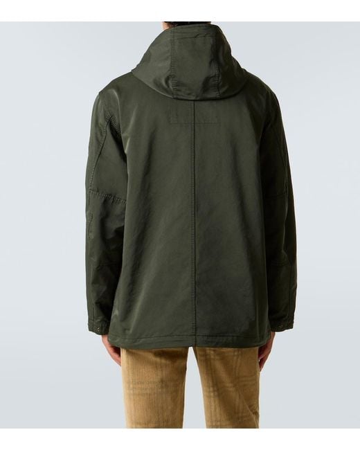Burberry Green Hooded Jacket for men