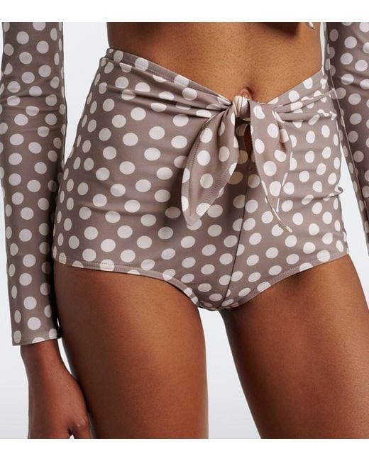 Alaïa Pink Polka-Dot Bikini